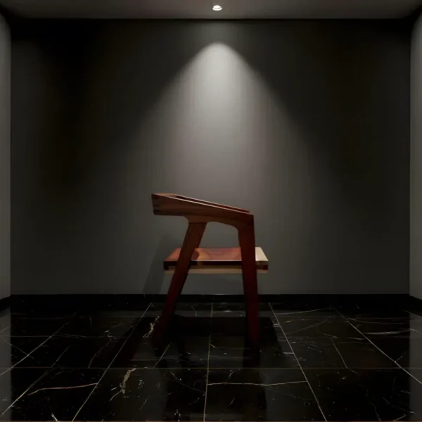 Silla rústica de madera maciza Dzalam en Cancún