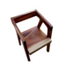 Silla rústica de madera maciza Dzalam en Cancún