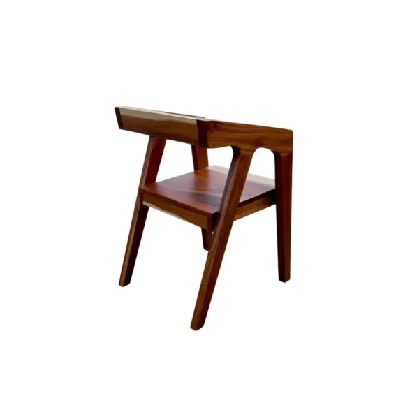 Silla rústica de madera maciza Dzalam en Cancún