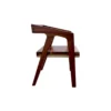 Silla rústica de madera maciza Dzalam en Cancún